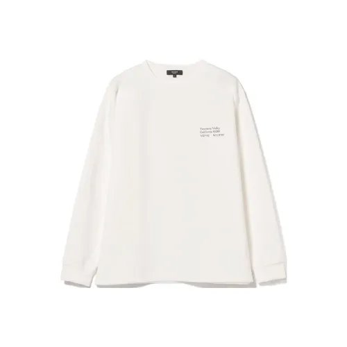 BEAMS совместный бренд Белый Мужской Свитшот