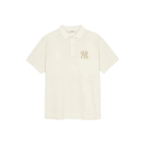 Mlb Base Logo Бежевый Мужская Футболка