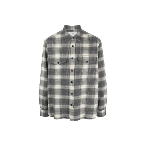 WOOLRICH Серые Мужские Рубашки