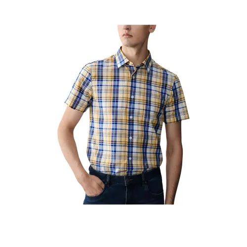 JODOLL Желтые Мужские Рубашки