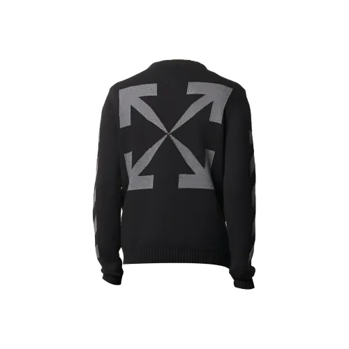 Off Белый SS20 Черный Мужские Свитера