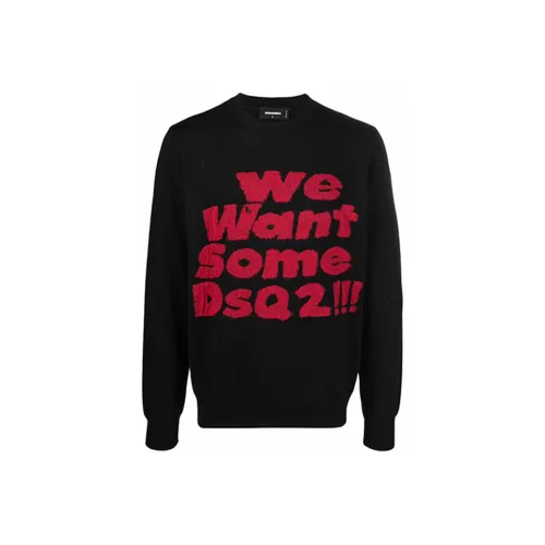 DSQUARED 2 Черные Мужские Свитера