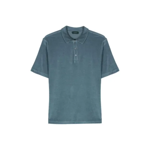 Zanone Ocean Blue Мужская Поло
