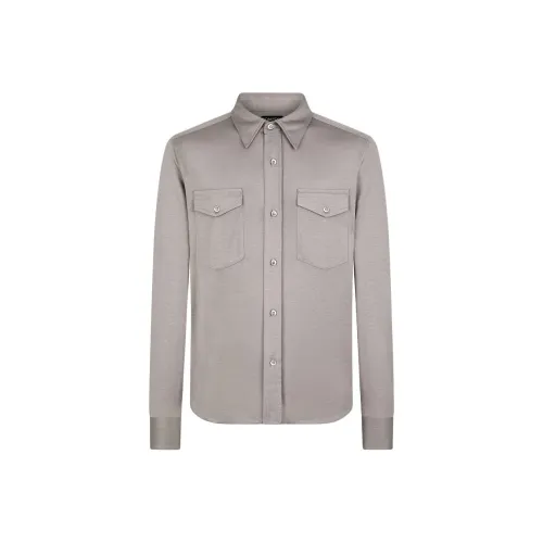TOM FORD Silver Мужские Рубашки