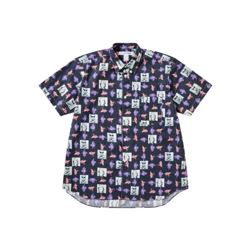 CDG Collaboration Многоцветные Мужские Рубашки