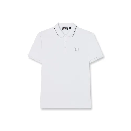 FILA Heritage Белая Мужская Поло