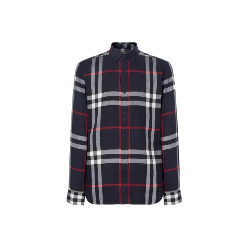 Burberry Мужские Синие Рубашки