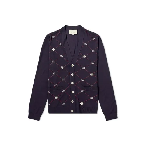 GUCCI FW22 Трикотаж Мужской Темно-синий