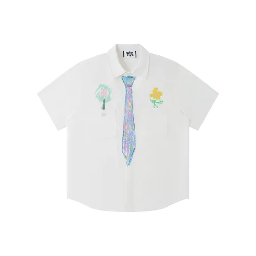 EeeeArtmonster Рубашка Унисекс Белый