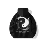 Черный (с флисовой подкладкой и утепленный)