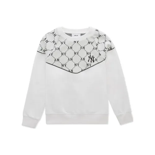 MLB Base Logo New York Yankees Dia Monogram Толстовка Унисекс Кремово-белый