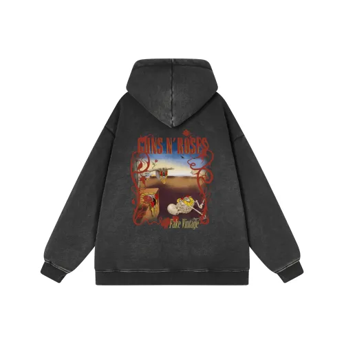 FAKE VINTAGE Толстовка Унисекс Черный