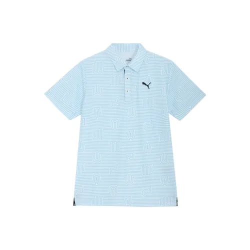 PUMA Golf Синий Мужское Поло