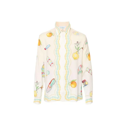 CASABLANCA Белые Мужские Рубашки