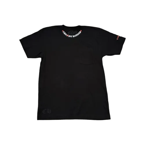 Chrome Hearts Мужские черные футболки