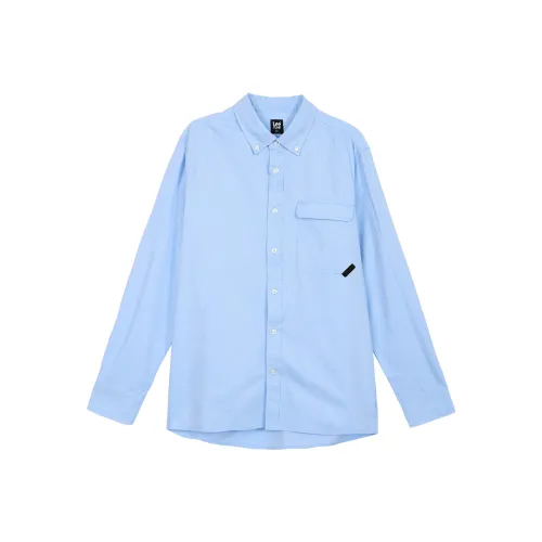 Lee Oxford Blue Men's Shirts