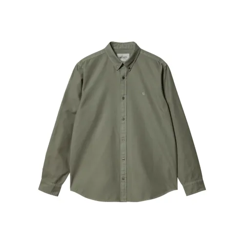 Carhartt WIP Bolton Shirt Smoke Green Shirt Men's Green