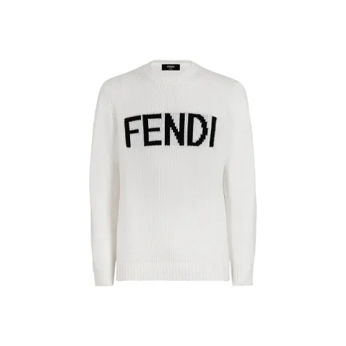 Fendi Белые Мужские Свитера