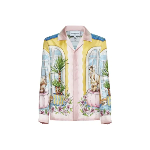 CASABLANCA Розовые Мужские Рубашки