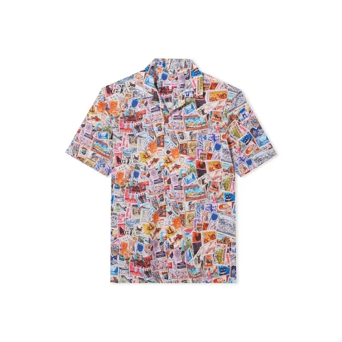 COTON DOUX Рубашка Мужская Многоцветная