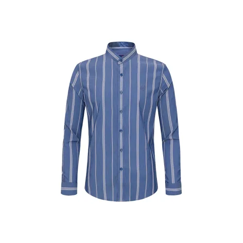 NAVIGARE Рубашка Мужская Темно-сапфировый Белый