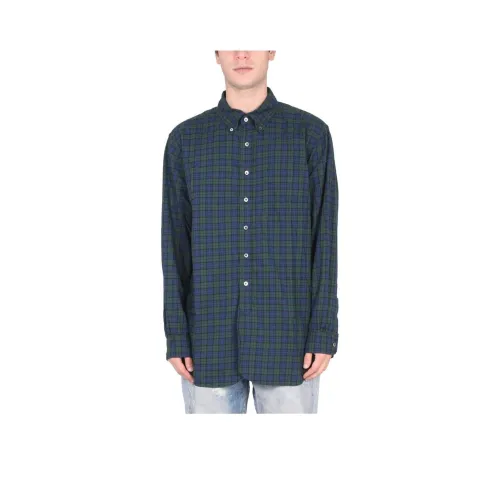 Рубашка Мужская Черная от сотрудничества Engineered Garments