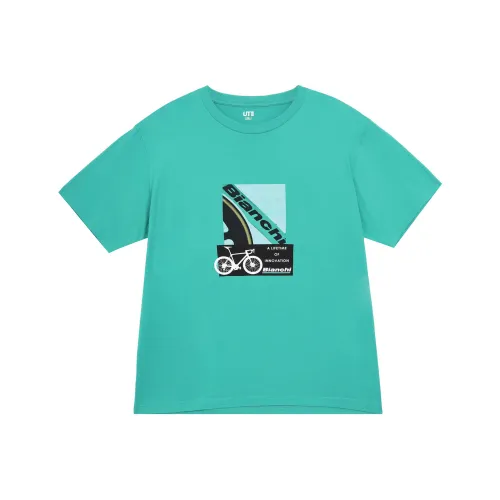 UNIQLO Зеленая унисекс футболка