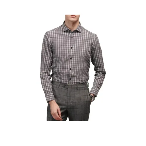 JODOLL Серые Мужские Рубашки