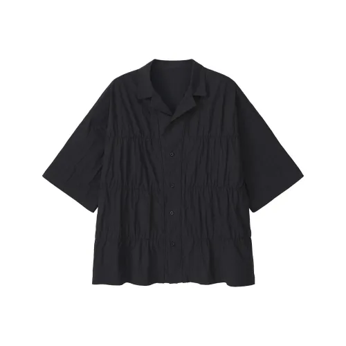 YOSHIYOYI Черная унисекс рубашка