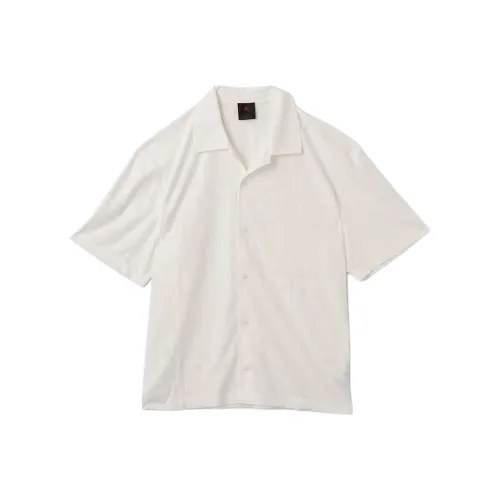 Джордан BRANDFlt M J SS KNIT Топ Парус Рубашка Унисекс Белый