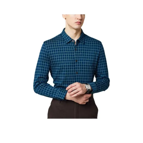 Francesco Totti Рубашка Мужская Зеленая Клетка