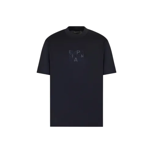 EMPORIO ARMANI Рубашка Мужская Морской Синий