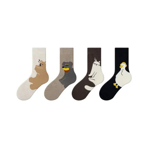 Носки DJUNGLE Crew унисекс упаковка из 4 пар