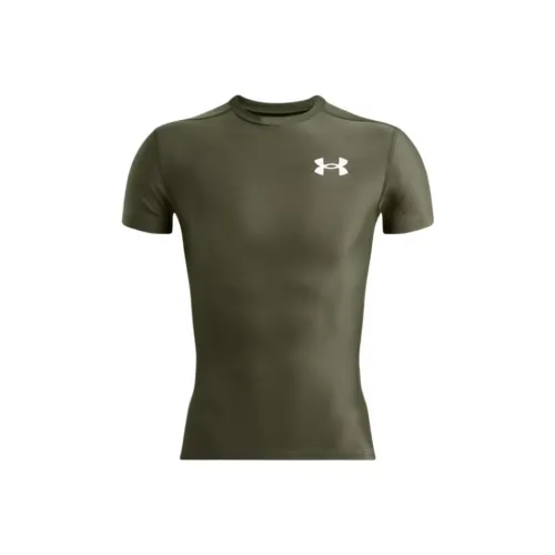 Under Armour HeatGear T-Shirt Мужской Оливково-зеленый