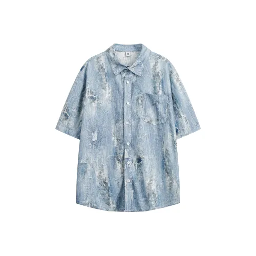 A3G4 Небесно-голубой Унисекс Рубашки