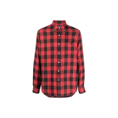 Polo Ralph Lauren FW23 Рубашка Мужская Красная