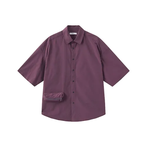 ZUO Фиолетовые Мужские Рубашки