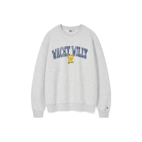 Wacky Willy Светло-серый Унисекс Свитшоты