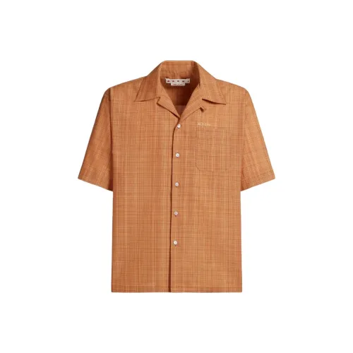 MARNI Апельсин Мужские Рубашки