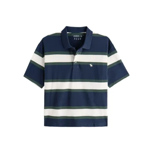 Abercrombie＆Fitch Поло Мужское Темно-Синий