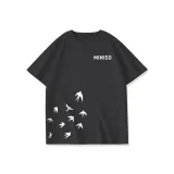 Темно-серый (Логотип YFlying Swallow на груди, Логотип YFlying Swallow низ, правая сторона)
