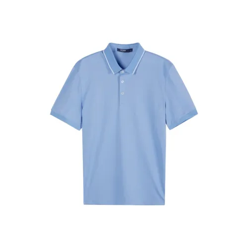 YOUNGOR Поло Мужское Светло-Синий