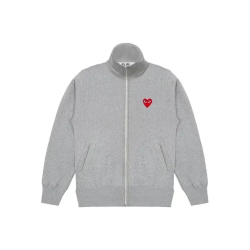 CDG Play Толстовка Куртка Унисекс Серый