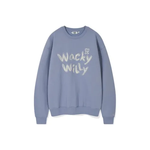 Wacky Willy Синий Унисекс Свитшоты