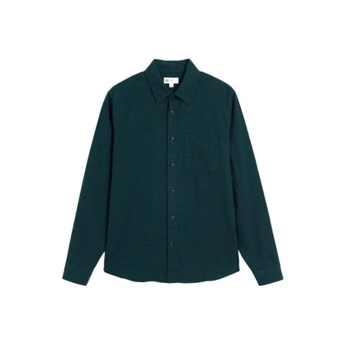 GAP co-brand Темно-зеленая мужская рубашка