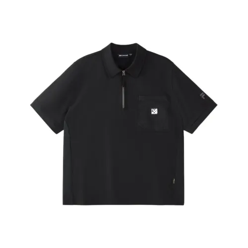 FILA FUSION Рабочая одежда Глубокий черный Мужская рубашка поло