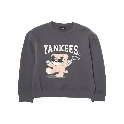MLB Base Logo New York Yankees Свитшот Унисекс Угольный Серый