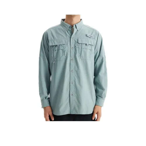 Columbia Bahama Рубашка Унисекс Light Циан