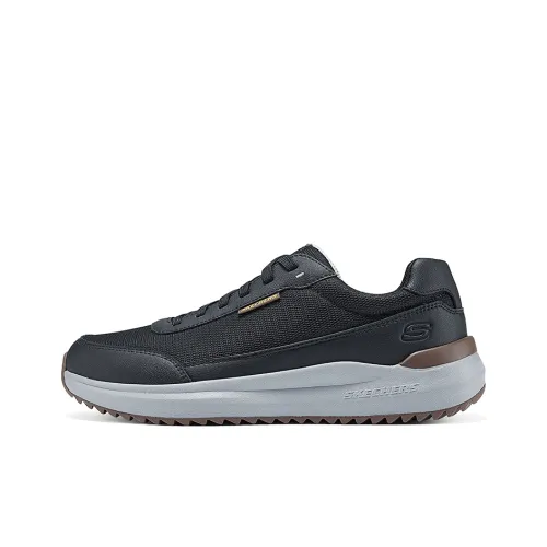 Skechers STREET WEAR Легкие и Дышащие Низкие Беговые Кроссовки Мужские Черные