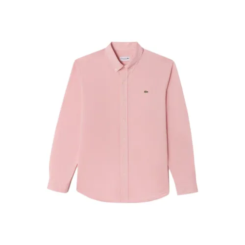 LACOSTE Розовые Мужские Рубашки